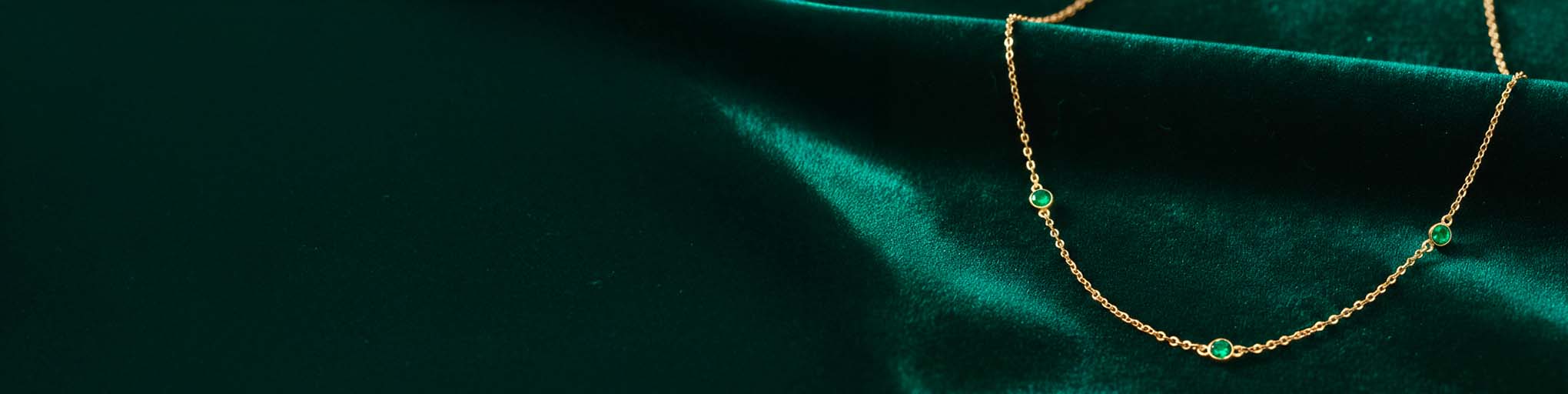 Colliers Émeraude Vermeil