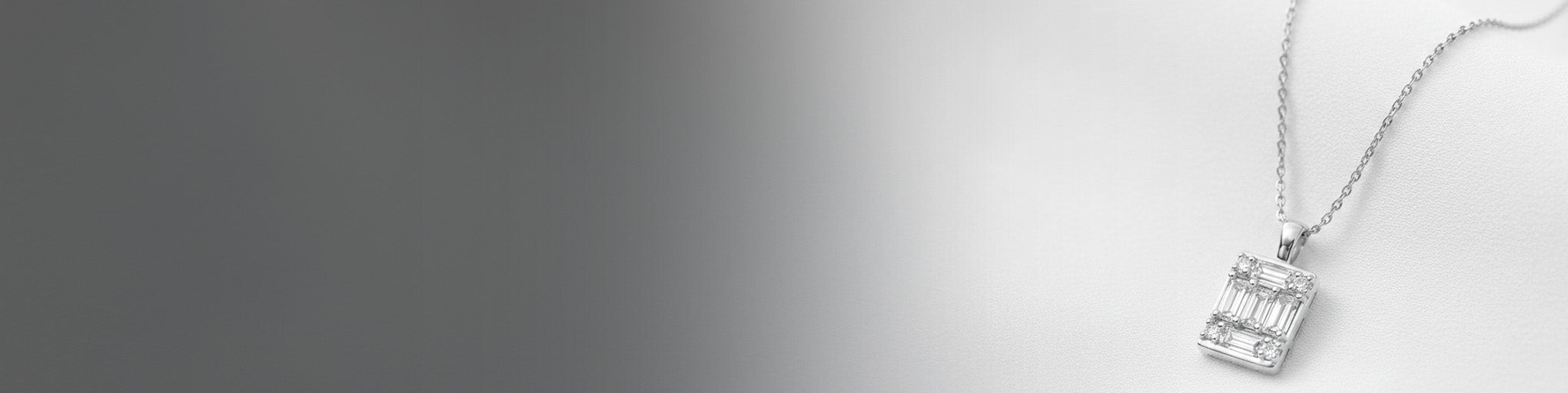 Colliers Diamant Or Blanc