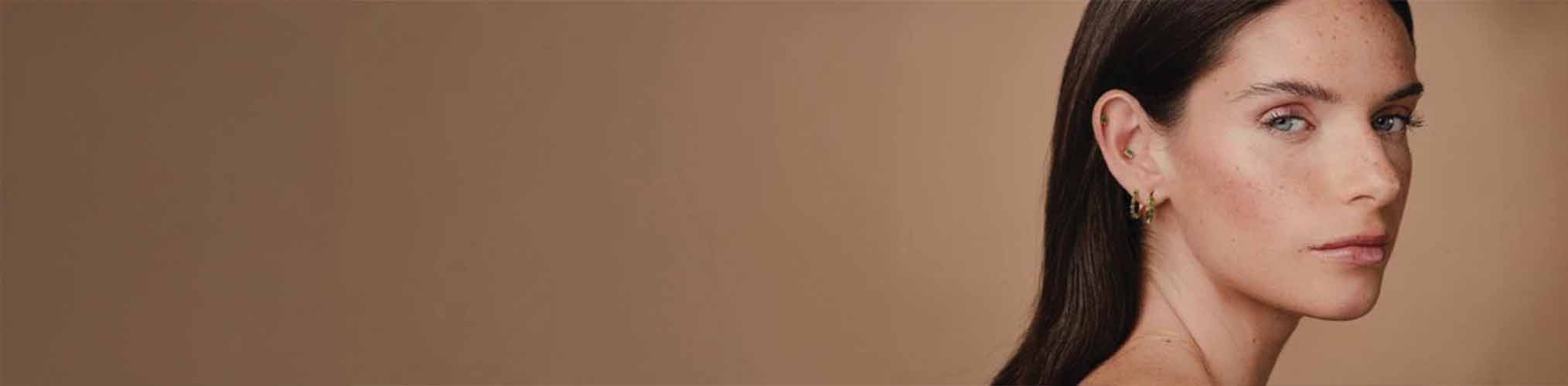 Boucles d'Oreilles Emeraude - Mayuri Paris