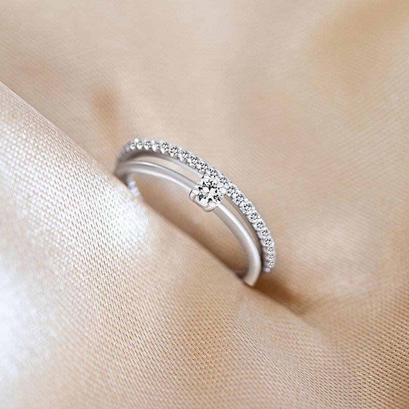 bague saral shadi diamant look