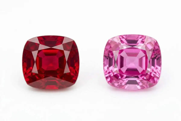 Rubí o zafiro rosa: ¿cuál es la diferencia?