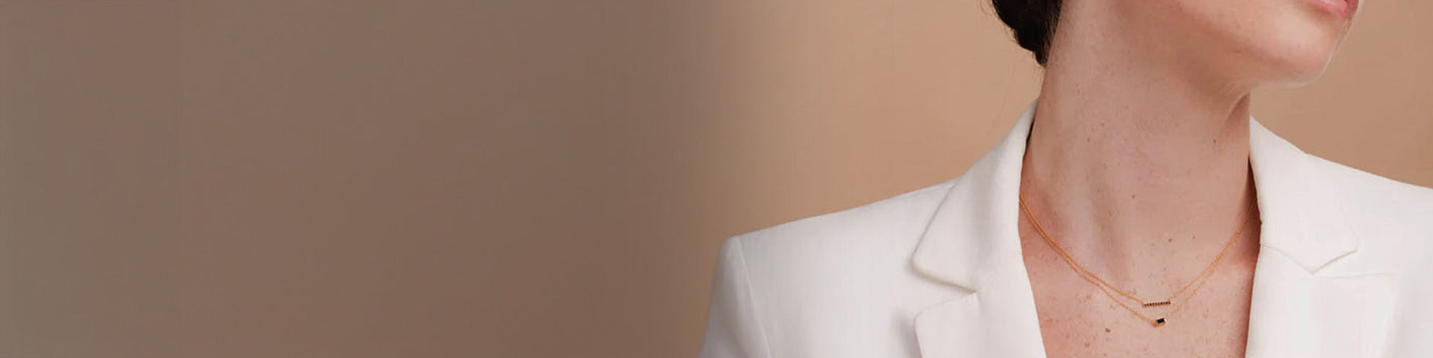 Collier Diamant Noir - Mayuri Paris