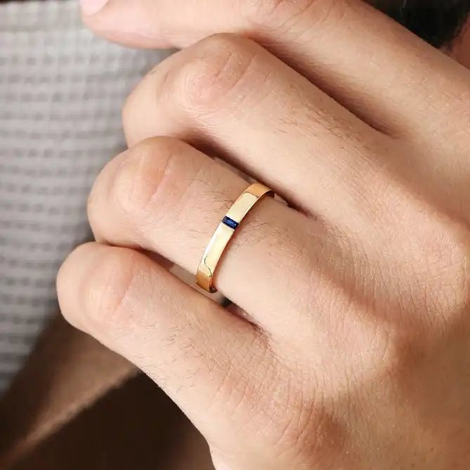 Anillo Spahir Baguette Agni para hombre