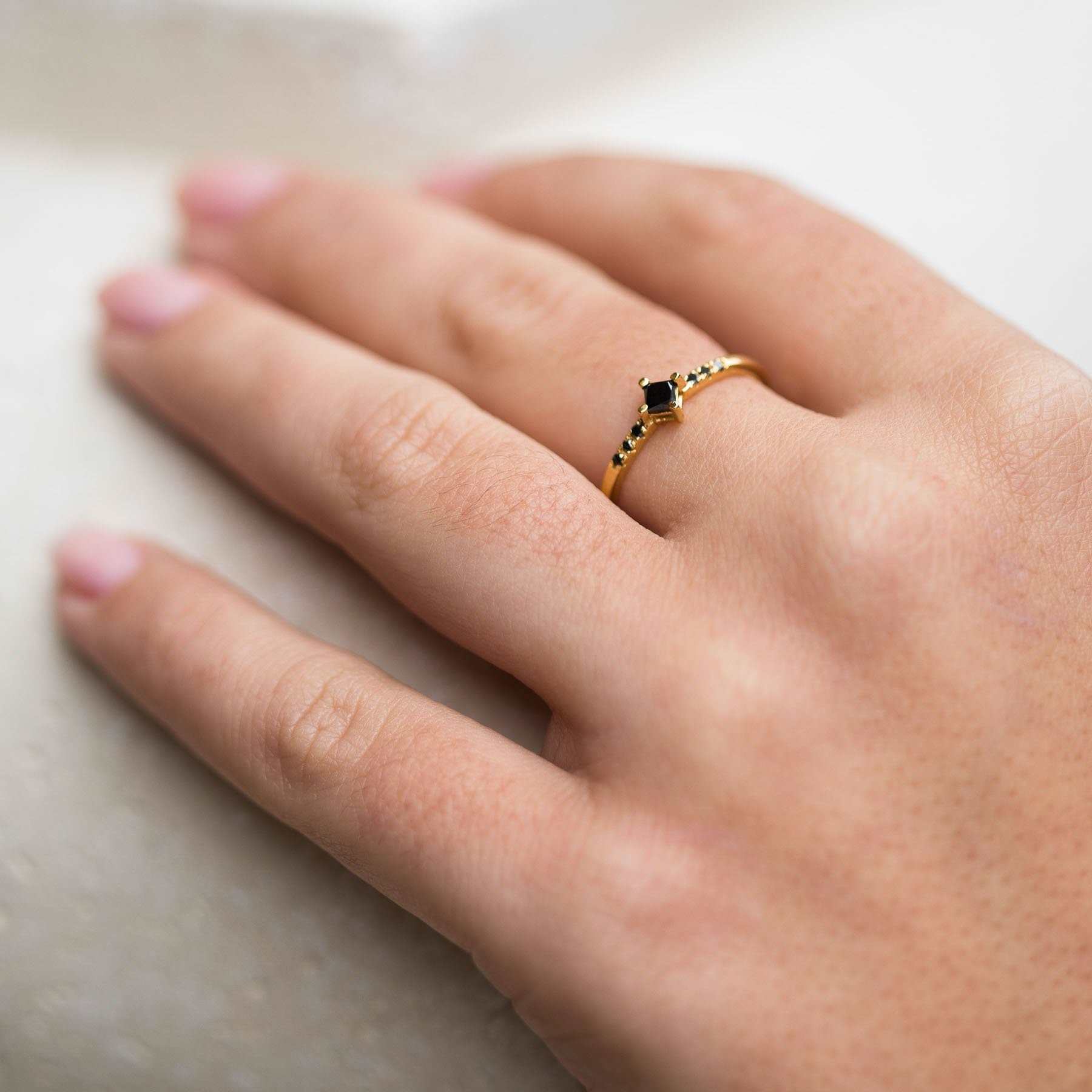 Bague Kali Diamant Noir