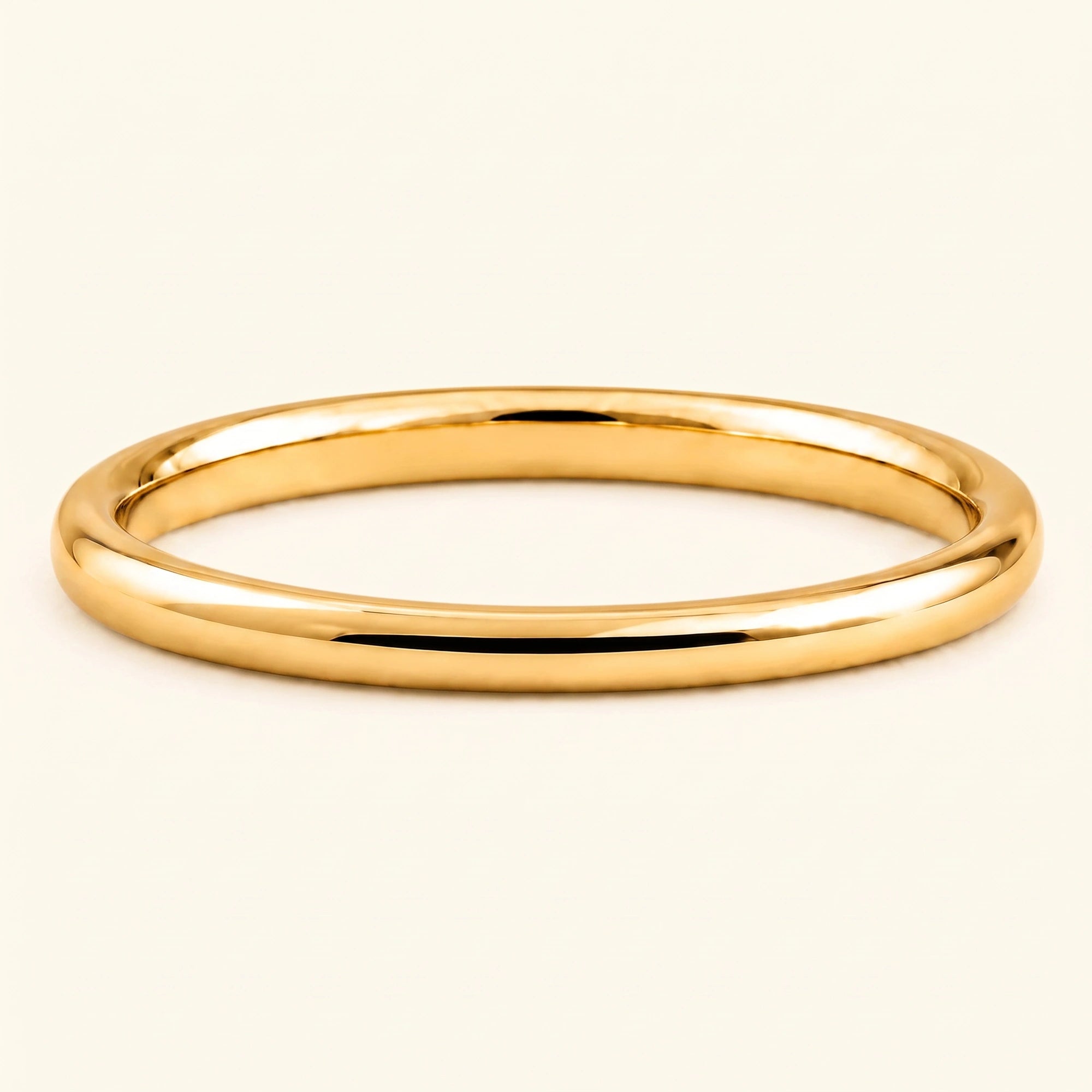 Alianza mujer medio brazalete oro amarillo 18 quilates Shunya