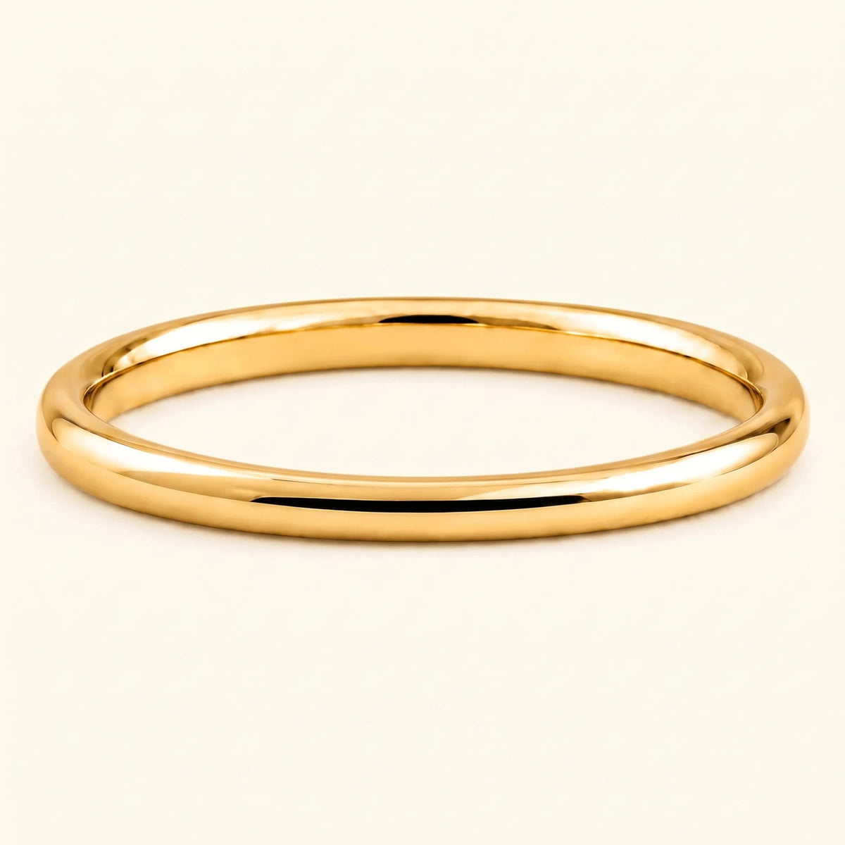 Shunya alianza medio brazalete 18 quilates oro amarillo mujer