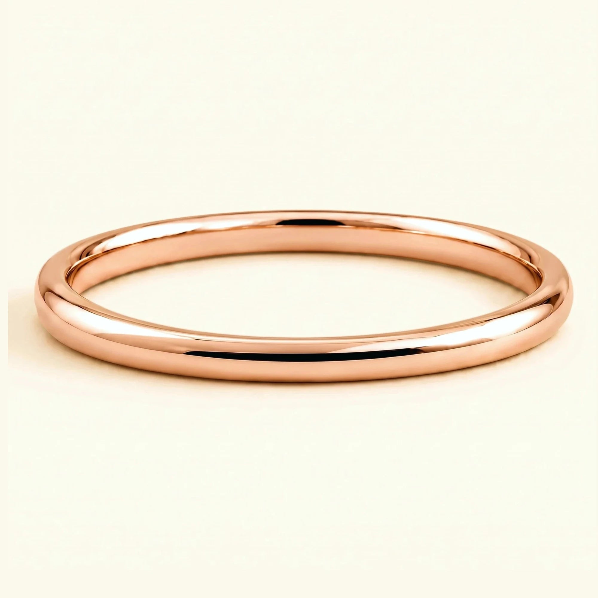 Shunya alianza medio brazalete 18 quilates oro rosa mujer