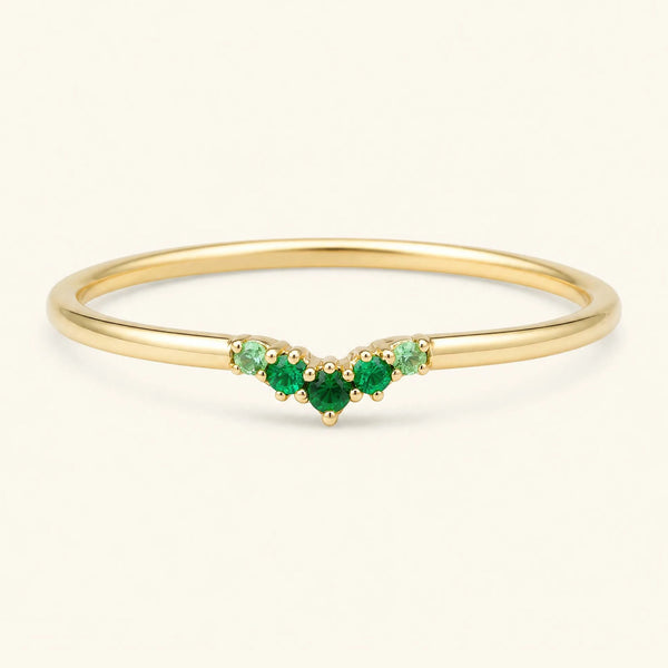 Anillo Anaya canopea 18 quilates oro amarillo