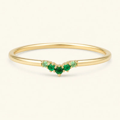 Anillo Anaya canopea 18 quilates oro amarillo