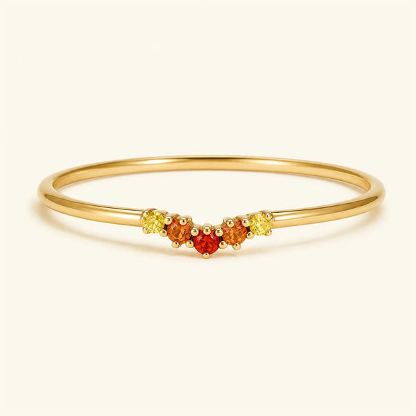 Anillo Anaya sunset oro 18 quilates para mujer
