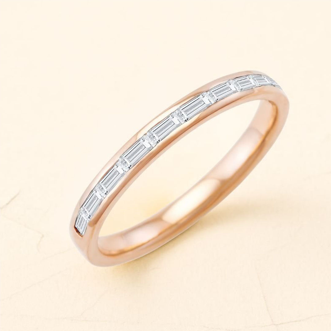 Bague Mangal pour homme en diamant et or rose 18 carat