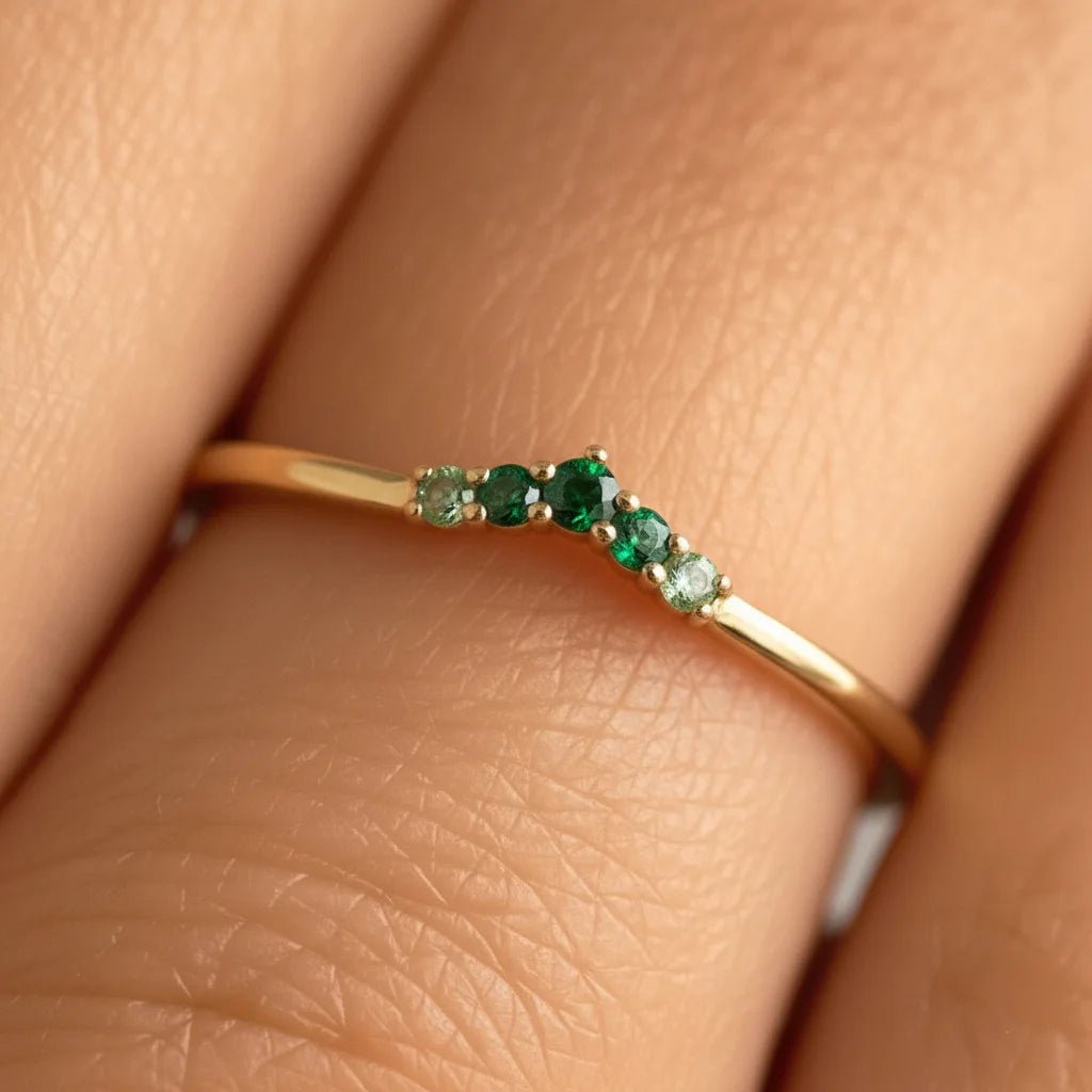 Anillo Anaya Emerald Canopy 