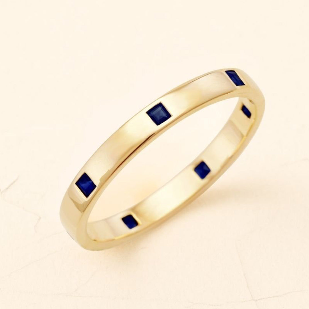 Bague saphir pour homme Viyom