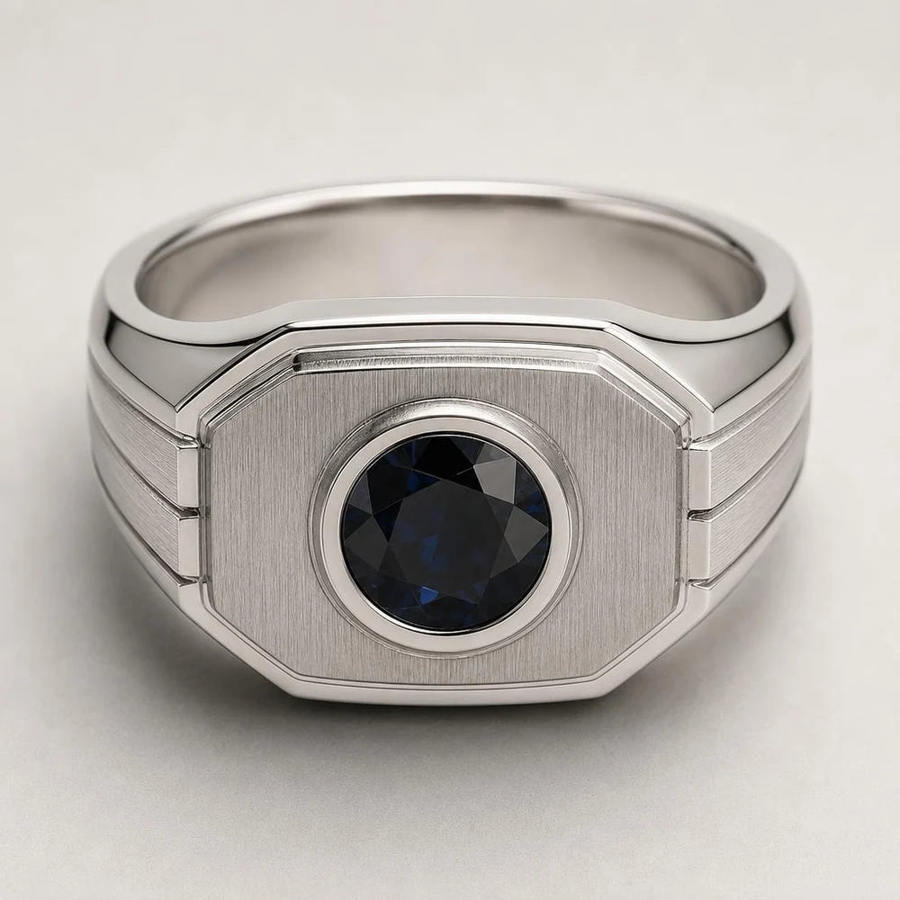 Un anillo único para el hombre de su vida.