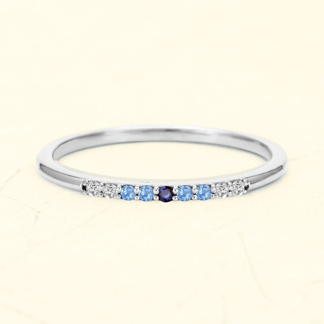 Bague or blanc 18 carats kiran horizon