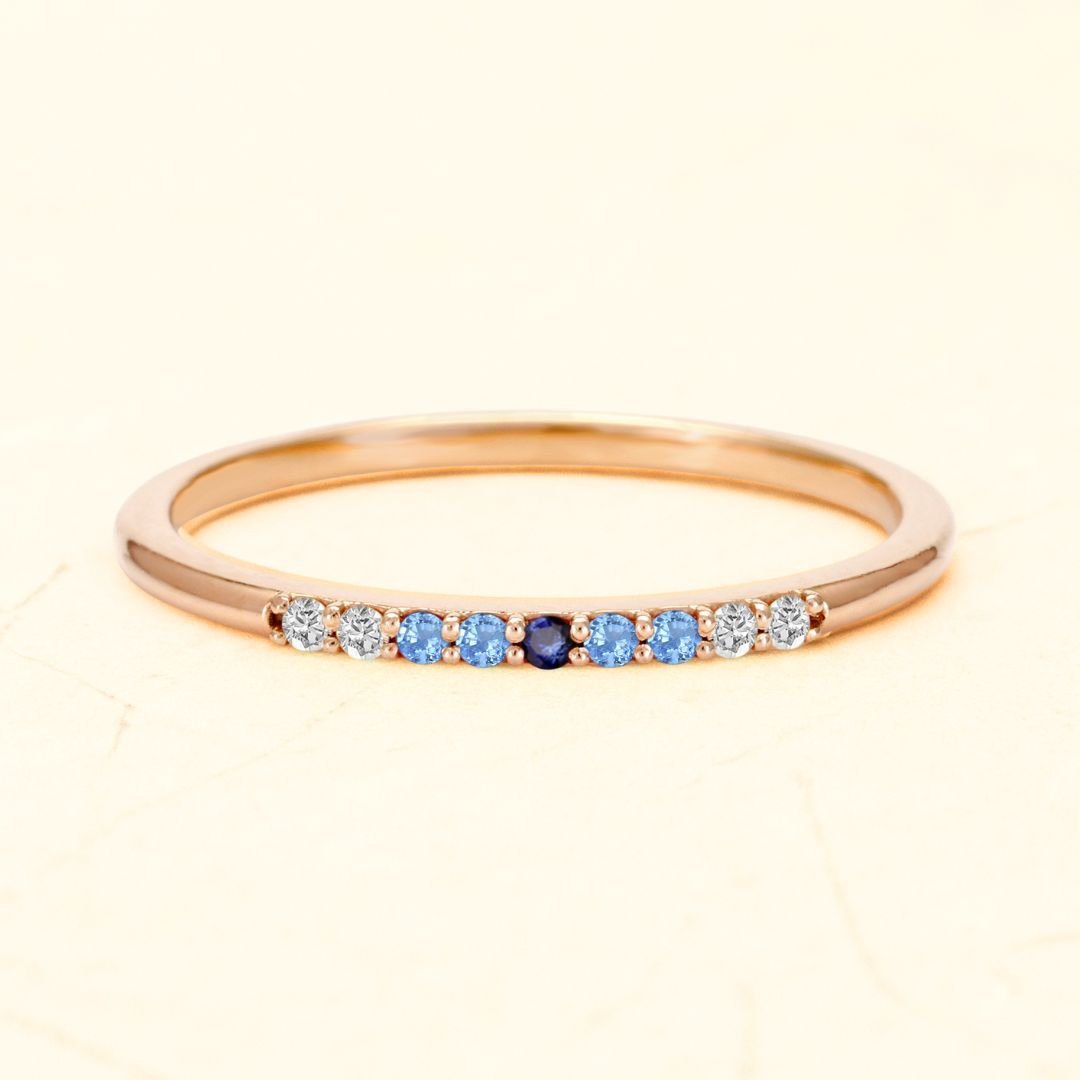 Bague or rose 18 carats kiran horizon