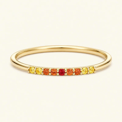 Anillo Kiran Sunset 18 quilates oro