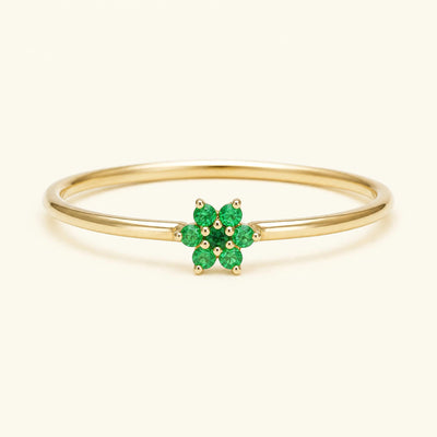 Anillo Surya canopea 18 quilates oro amarillo