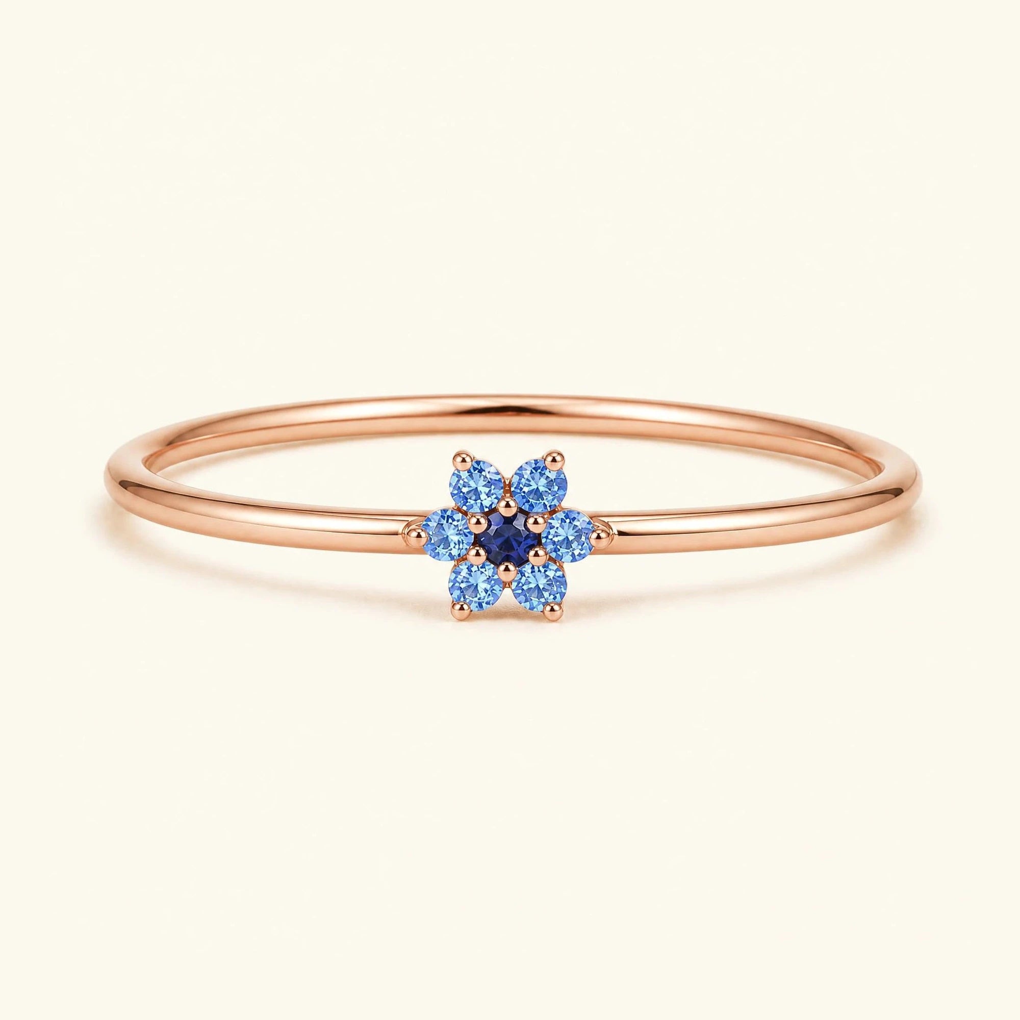 Anillo Surya horizon 18 quilates oro rosa