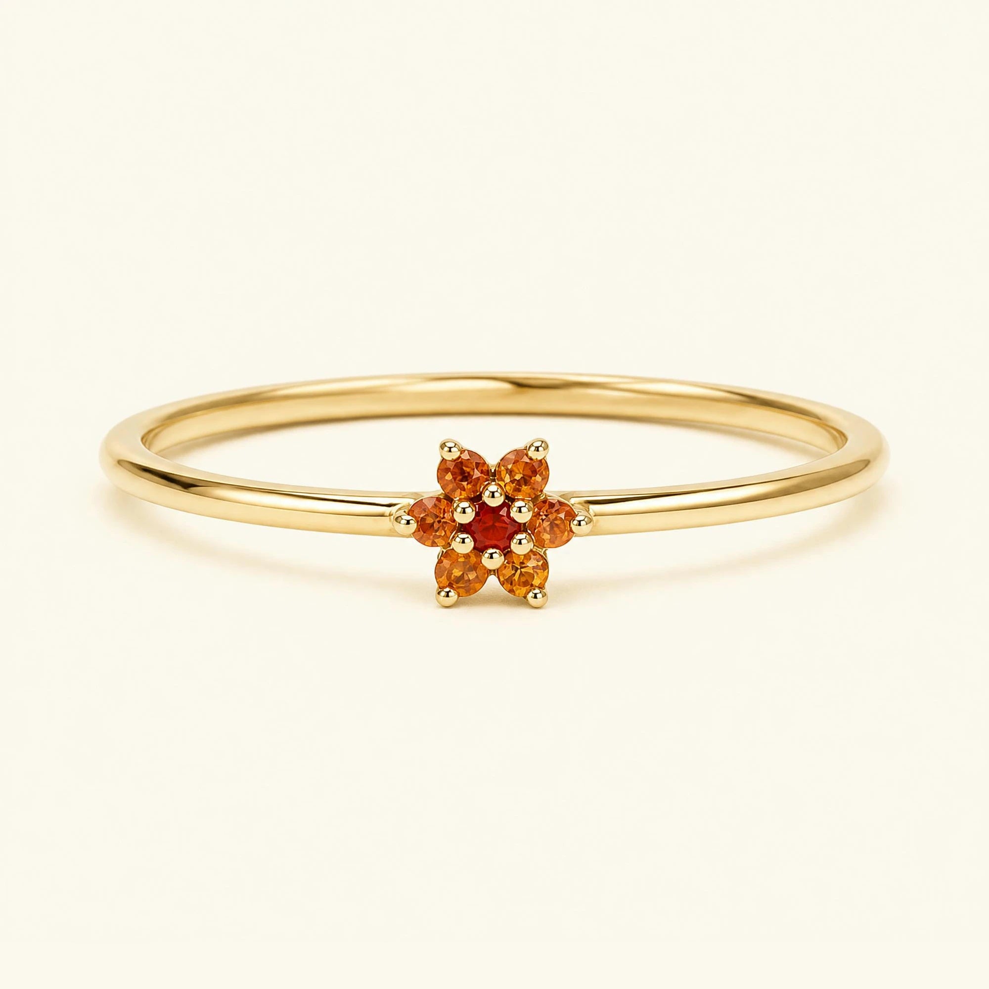 Bague surya sunset or 18 carats