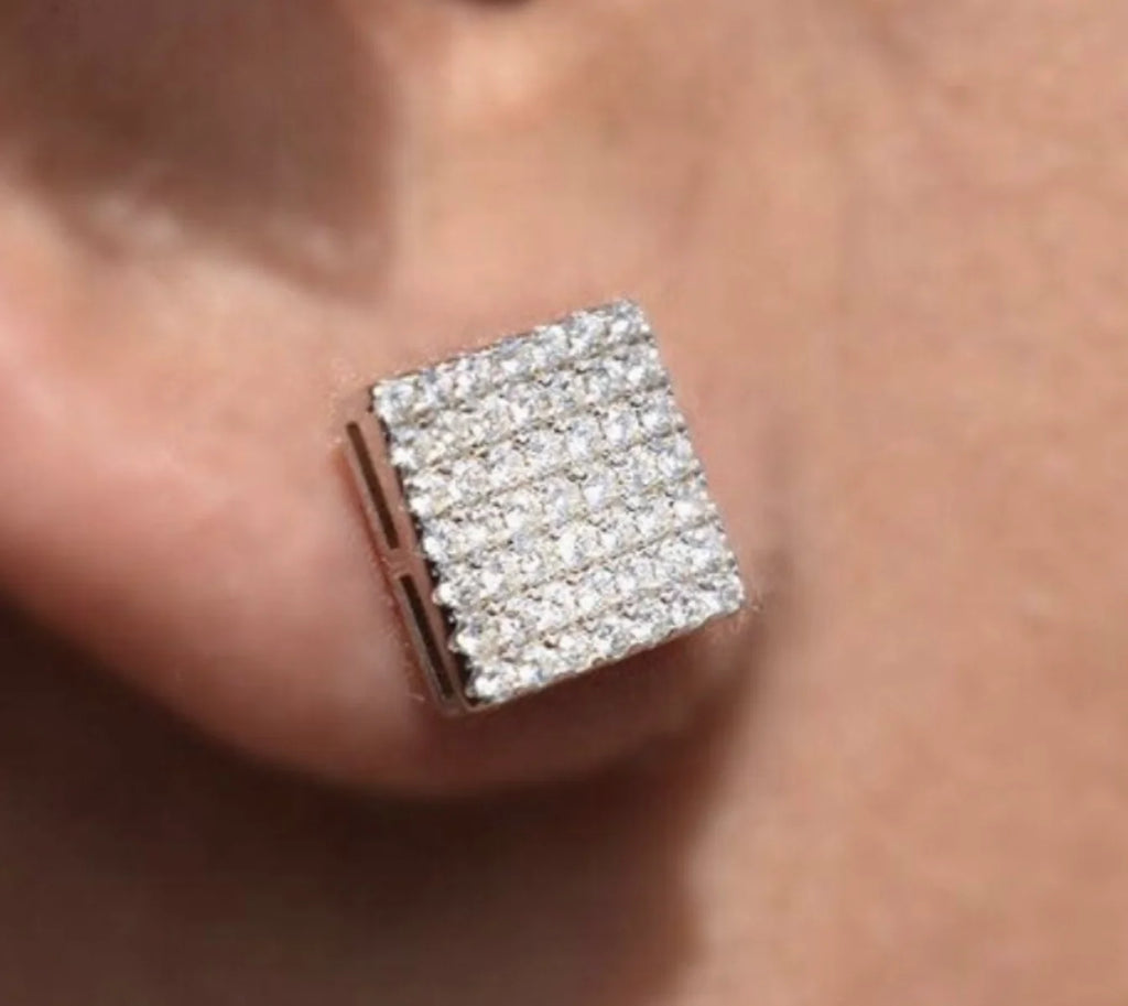 Pendientes de diamante en oro amarillo de 18 quilates Mayuri para el día a día