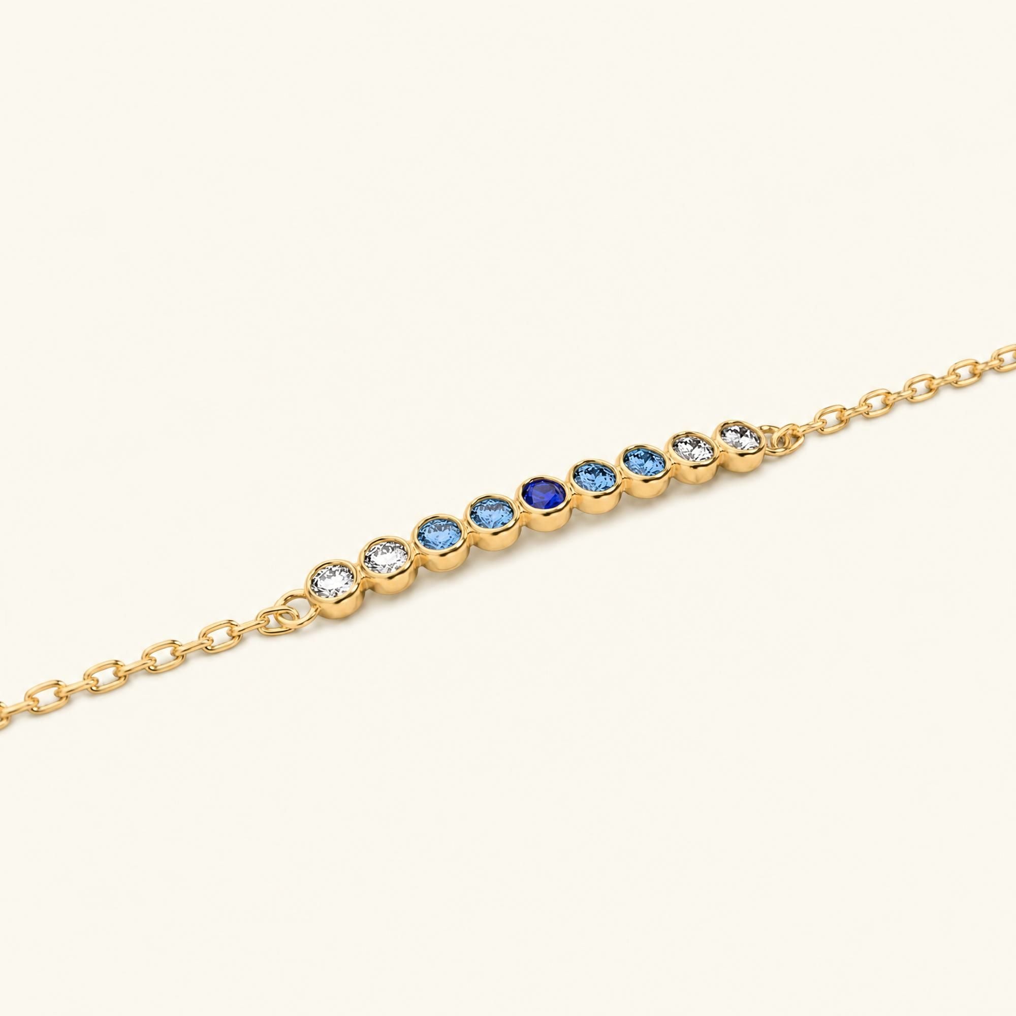 Bracelet Noor Or Jaune Saphir Horizon