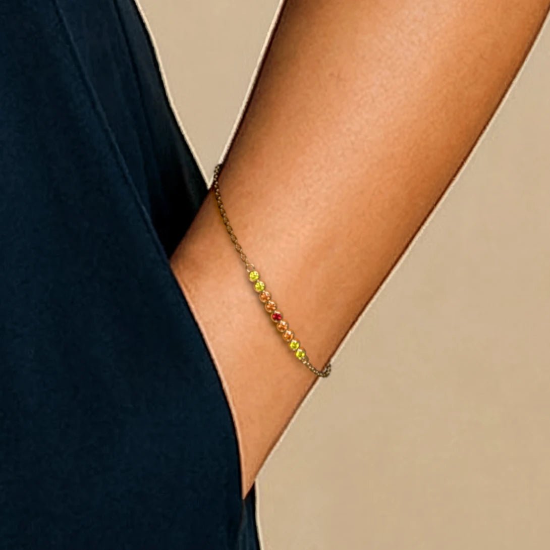 Pulsera de zafiro Noor Sunset 