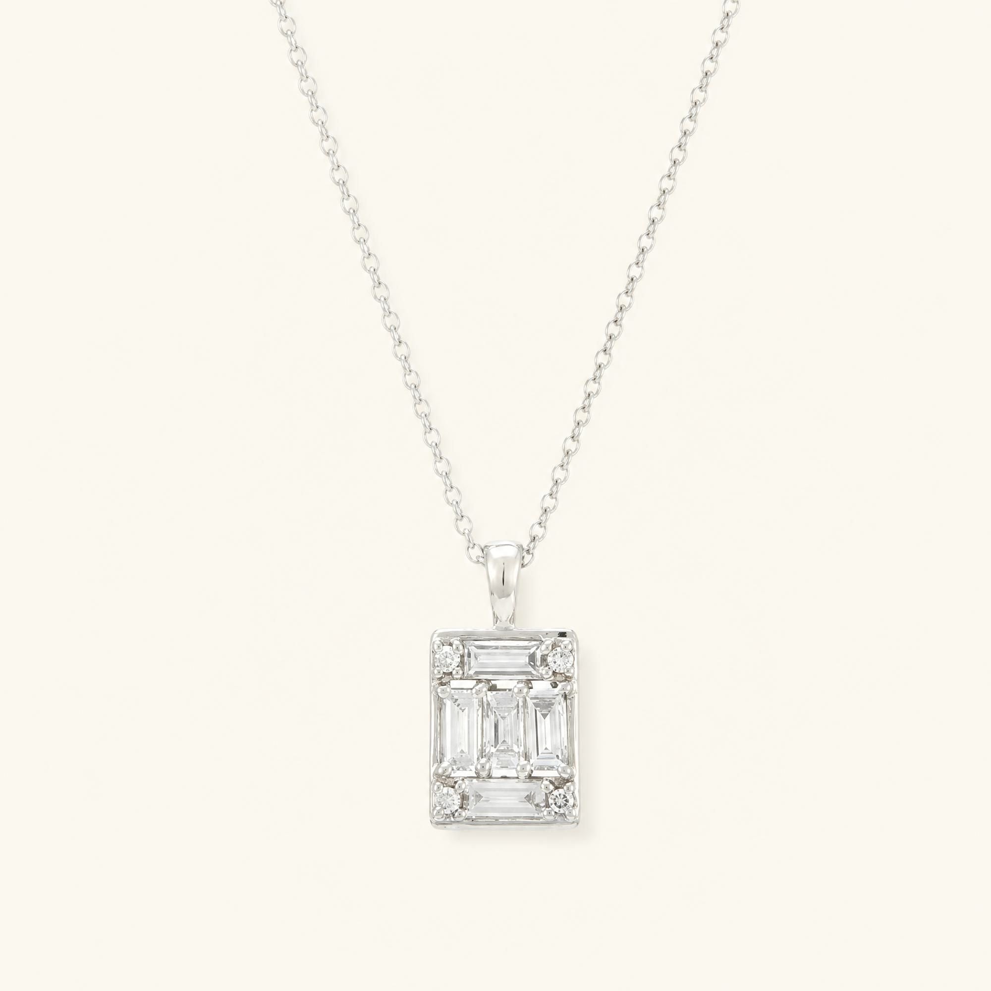 collier diamant geometrique Atma