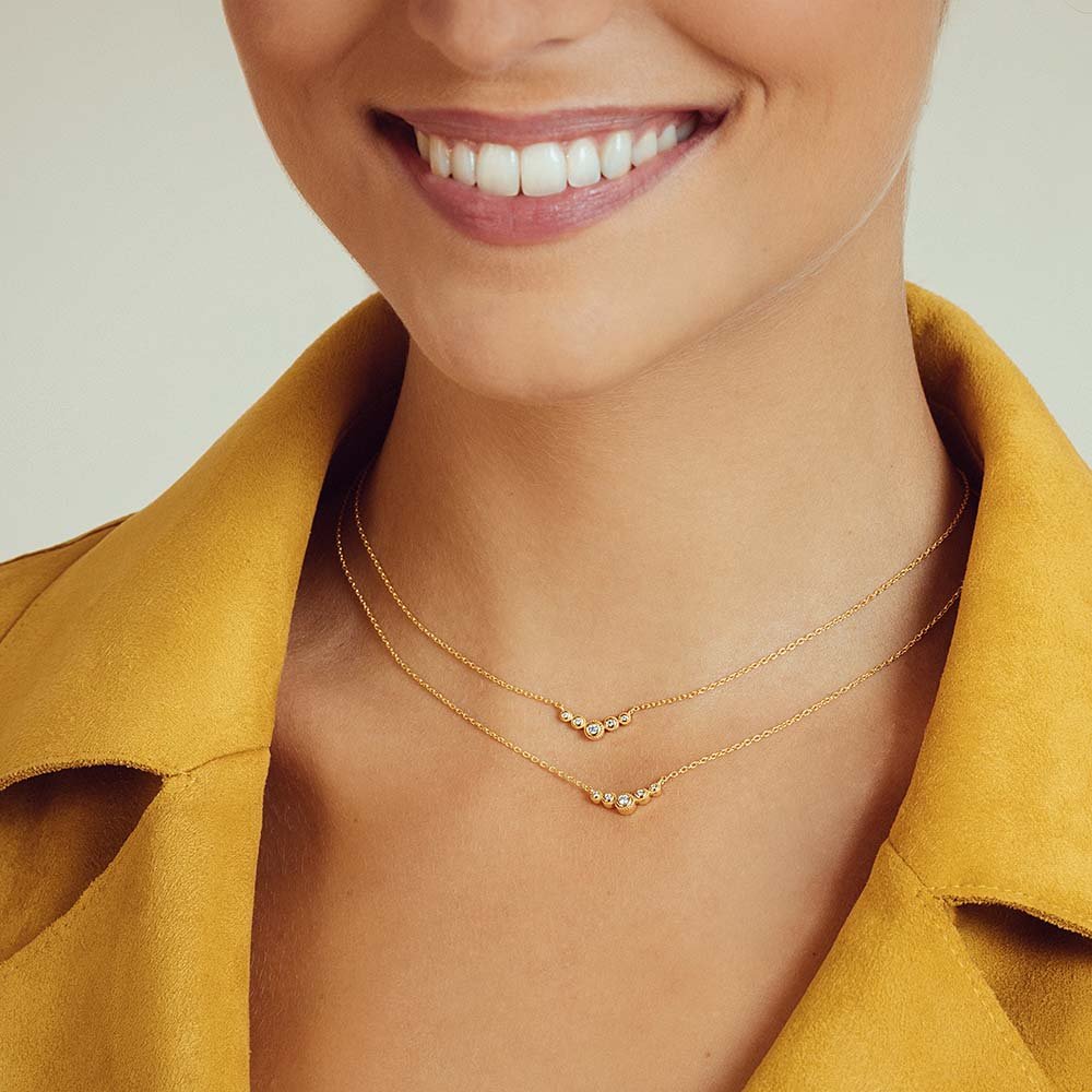 Collar de diamantes Nadi