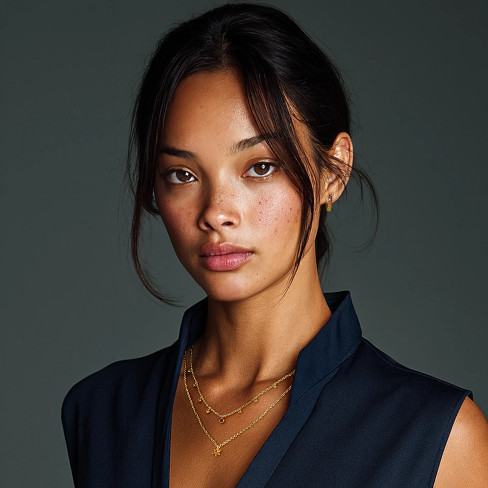 Collar Megha Sapphire Sunset