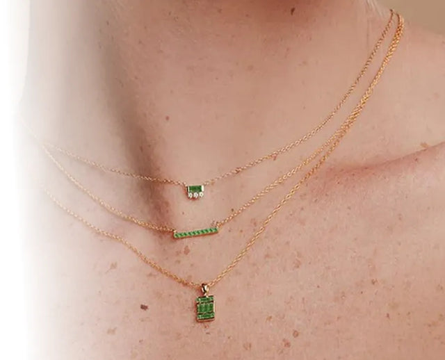Collares de esmeraldas Mayuri