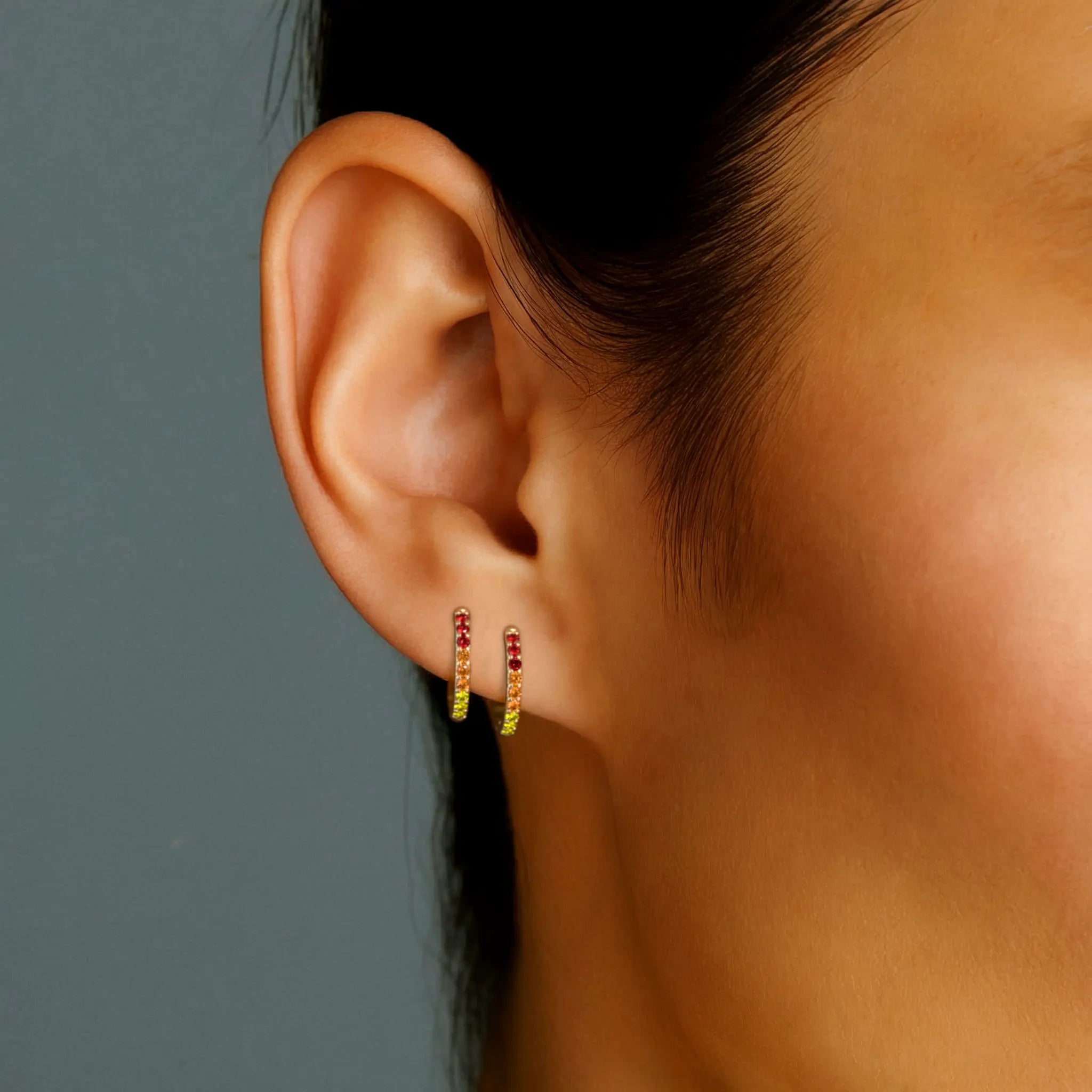 Pendientes Jyoti Sapphire Sunset Creole