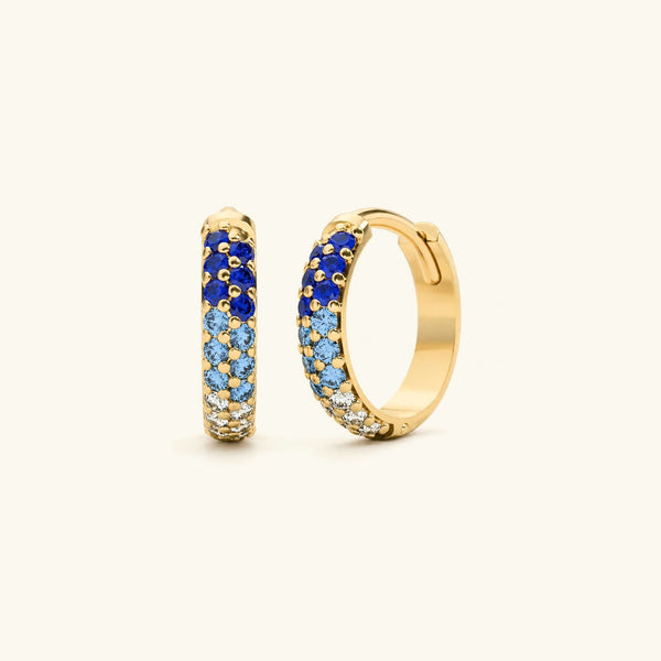 Aros Lavani Zafiro Horizon - oro amarillo