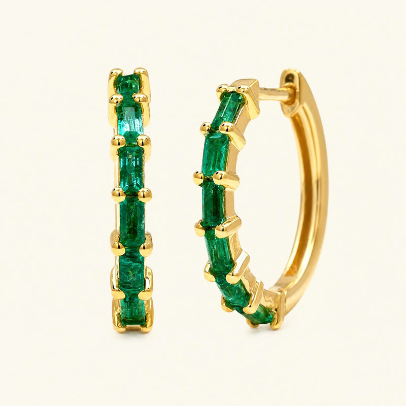 Aros Yatra Esmeralda - oro amarillo