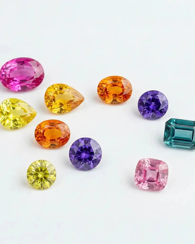Zafiros de colores: rosa, amarillo, naranja, violeta, blanco; la guía completa