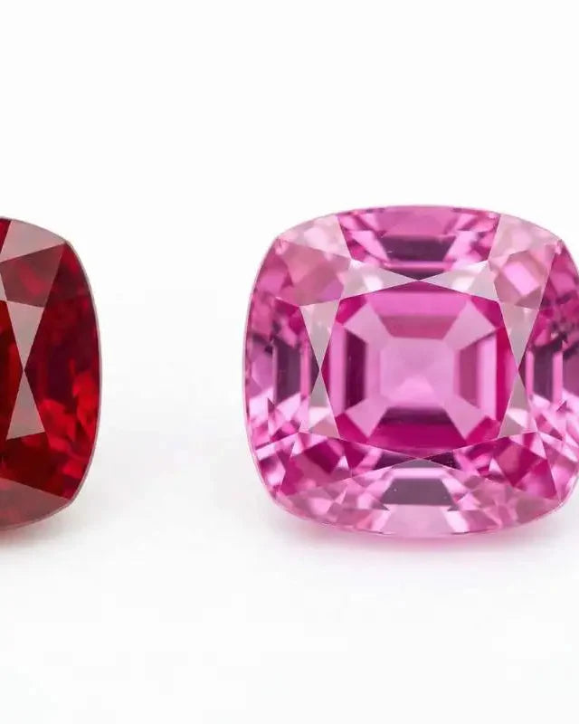 Rubí o zafiro rosa: ¿cuál es la diferencia?