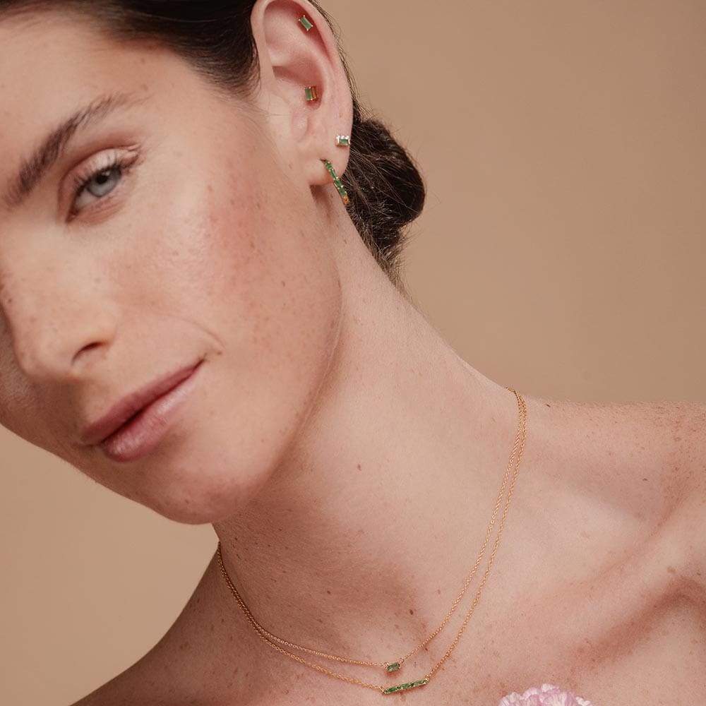 parure bijoux emeraude et diamant